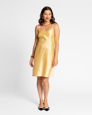 Slip Dress Gold