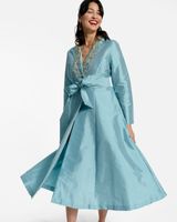 Lucille Wrap Dress Turquoise