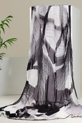 ABSTRACT POETRY SCARF