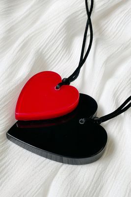 Handmade Multi Heart Necklace