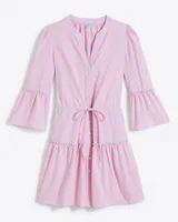 Avery Shirtdress Seersucker Stripe