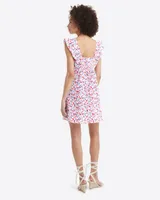 Maddie Babydoll Dress Berry Print