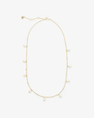 Pearl Gold Bead Necklace