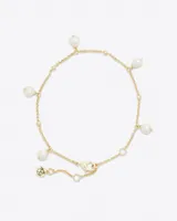 Pearl Gold Bead Bracelet