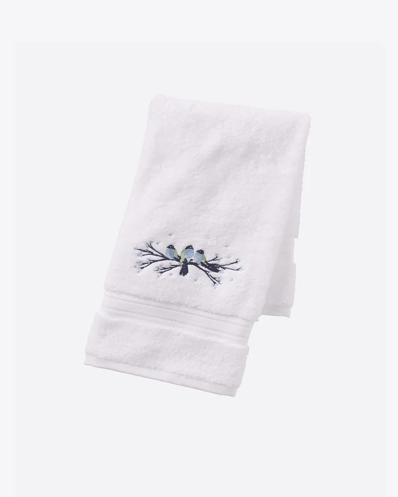 Flip Black White Stripe Jacquard Hand Towel