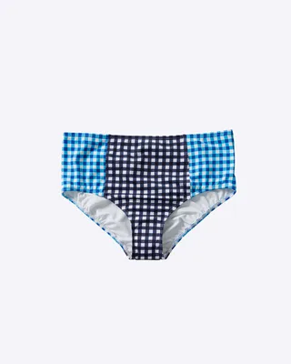 DJ x Lands' End Retro High Waisted Bikini Bottoms