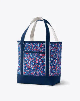Printed Open Top Tote