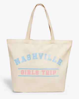 Nashville Girls Trip Canvas Tote