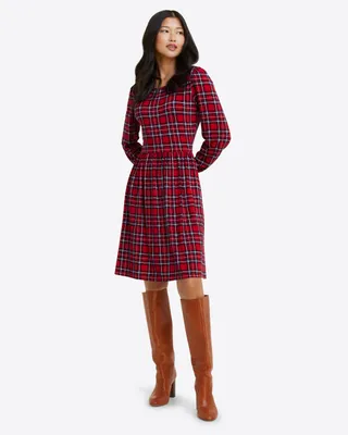 Fit & Flare Dress Angie Plaid