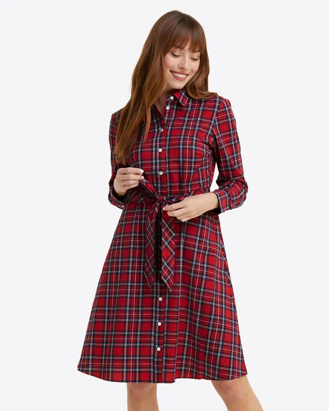 Draper James Dolly Gingham Shirt Dress // Friday Charades - Style