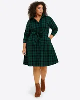 Carly Shirtdress Blackwatch Plaid