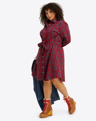 Carly Shirtdress Angie Plaid