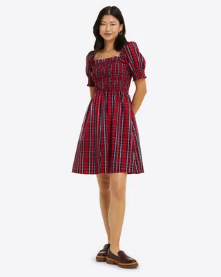 Cam Smocked Dress Angie Plaid