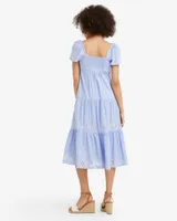 Emily Embroidered Midi Dress