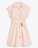 Trisha Shirtdress Pink Cabana Stripe