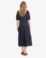 Priscilla Wrap Dress Polka Dot