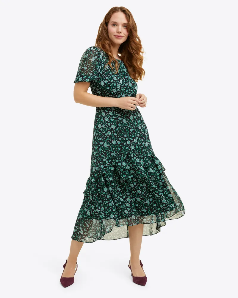 Maxi Dress Fall Vines