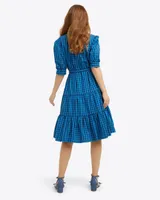 Loretta Shirtdress Blue Gingham