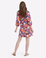 Kellie Babydoll Dress Wildflower Bouquet