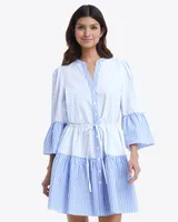 Avery Shirtdress Mixed Stripe