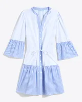 Avery Shirtdress Mixed Stripe