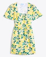 Danielle Mini Dress Lemon Blossom