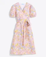 Rhonda Wrap Dress Lily Floral