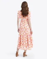 Naomi Wrap Dress Field Blossom