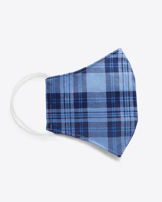 Face Mask in Midnight Plaid