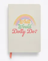 What Would Dolly Do Rainbow Notebook
