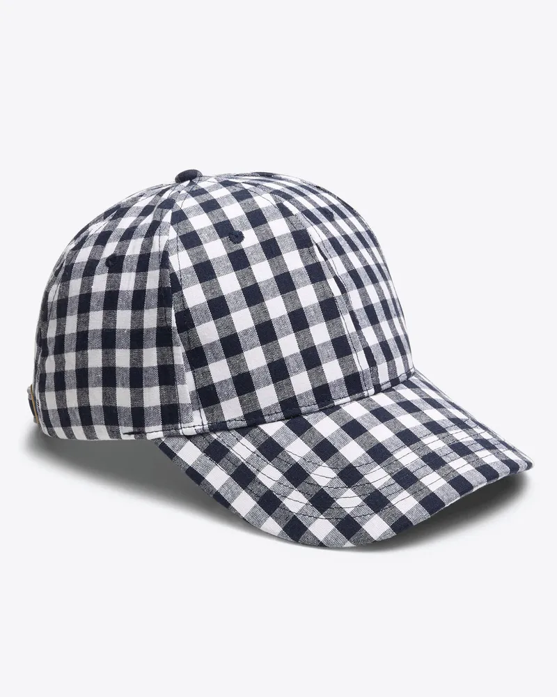 Gingham Baseball Hat