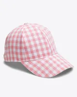 Gingham Baseball Hat