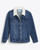 Shearling Denim Jacket