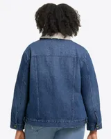 Shearling Denim Jacket