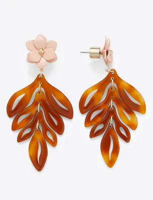 Magnolia Leaf Earring