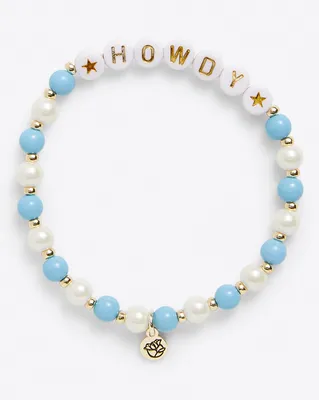 Howdy Beaded Bracelet