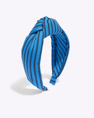 Knot Headband in Canopy Stripe