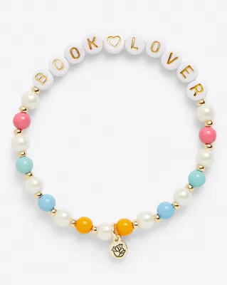 Book Lover Beaded Bracelet