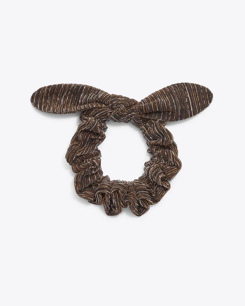 Lurex Knot Scrunchie