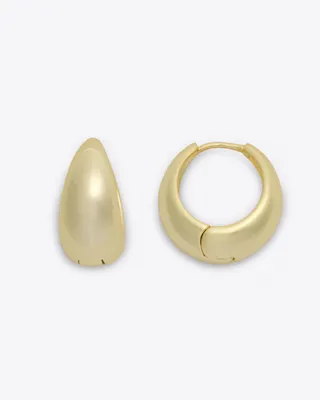 Thick Gold Hoops