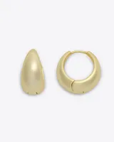 Thick Gold Hoops