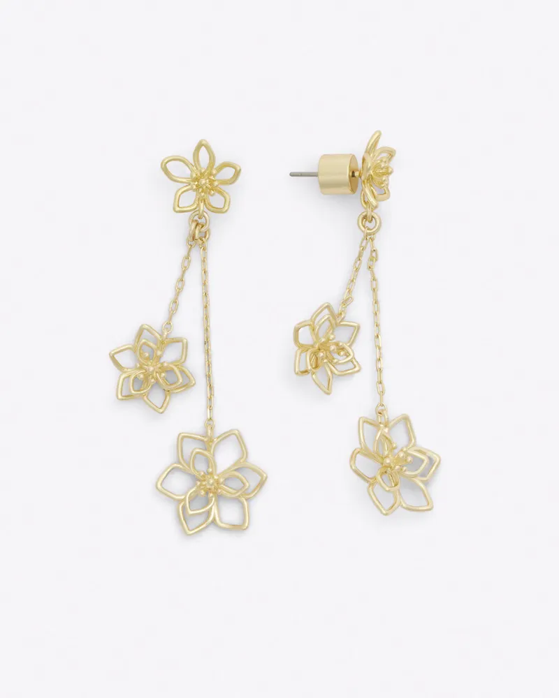 Flower Drop Earring