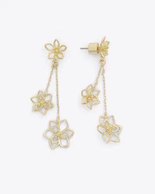 Flower Drop Earring