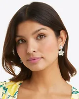 Double Flower Earring