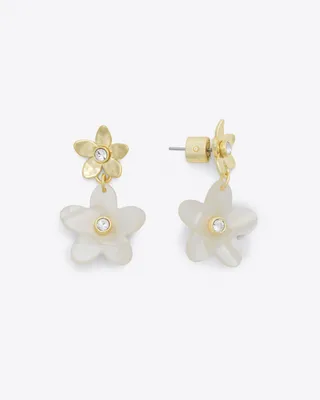 Double Flower Earring