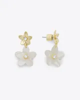 Double Flower Earring