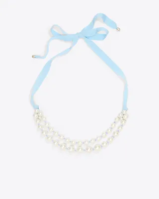 Double Strand Pearl Necklace