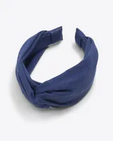 Chambray Knot Headband