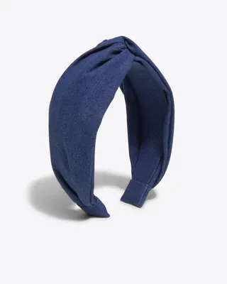 Chambray Knot Headband