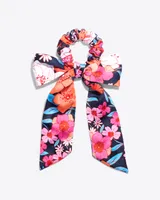 Tie Scarf Scrunchie in Wildflower Bouquet